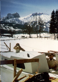 Schiffbau vor dem Breitenberg im Allg�u