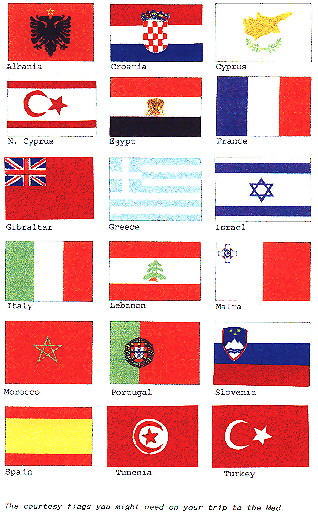 Courtesy flags