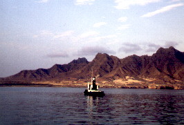 In der Bucht von Porto Grande