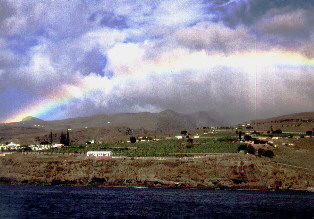 Regenbogen ber Gomera