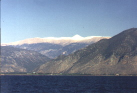 Im Taurus-Gebirge liegt bereits Schnee