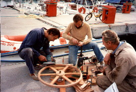 moderne Drehmaschine