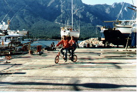 Unser zerlegbares Tandem