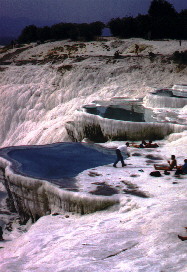 Die Sinterterrassen von Pamukkale