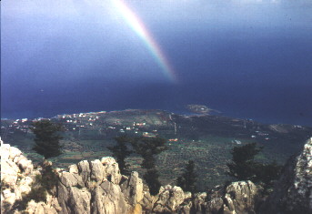 Blick von Hilarion nach See