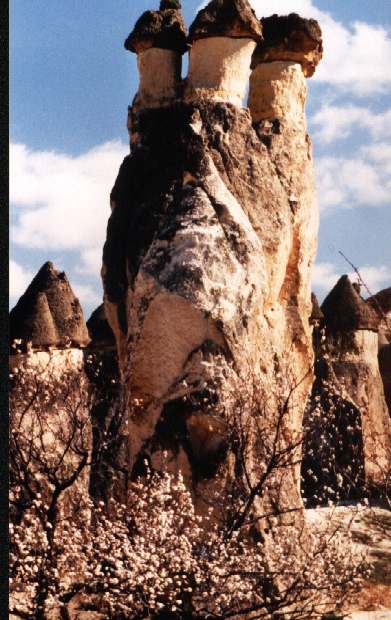 Felsformation in Kapadokien