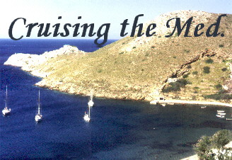 Typical anchorage in Greece